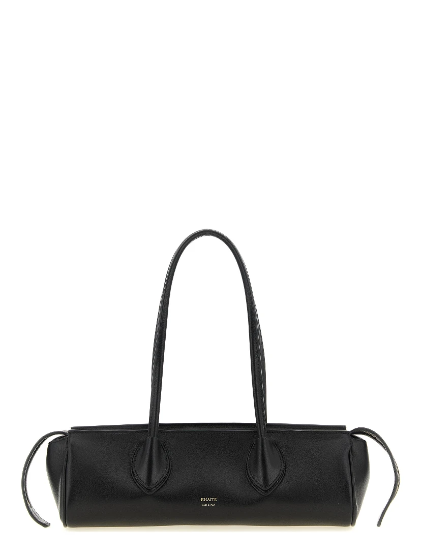 Black Lamb Leather Shoulder Bag