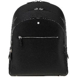 Medium Backpack with 3 Compartments in Grain Leath