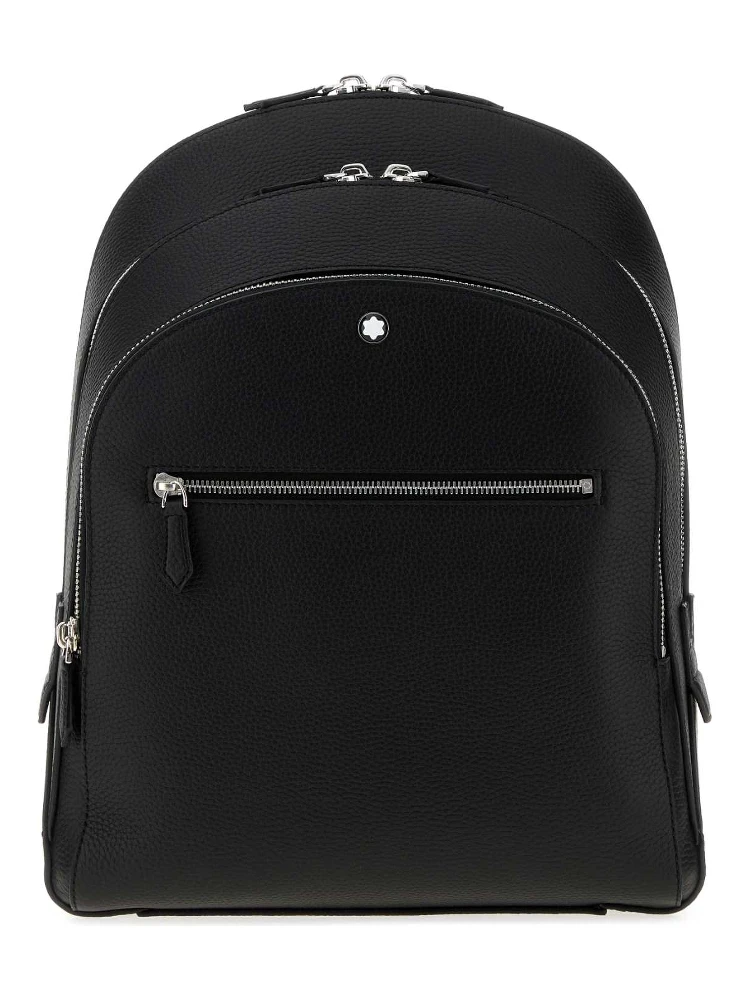 Medium Backpack with 3 Compartments in Grain Leath
