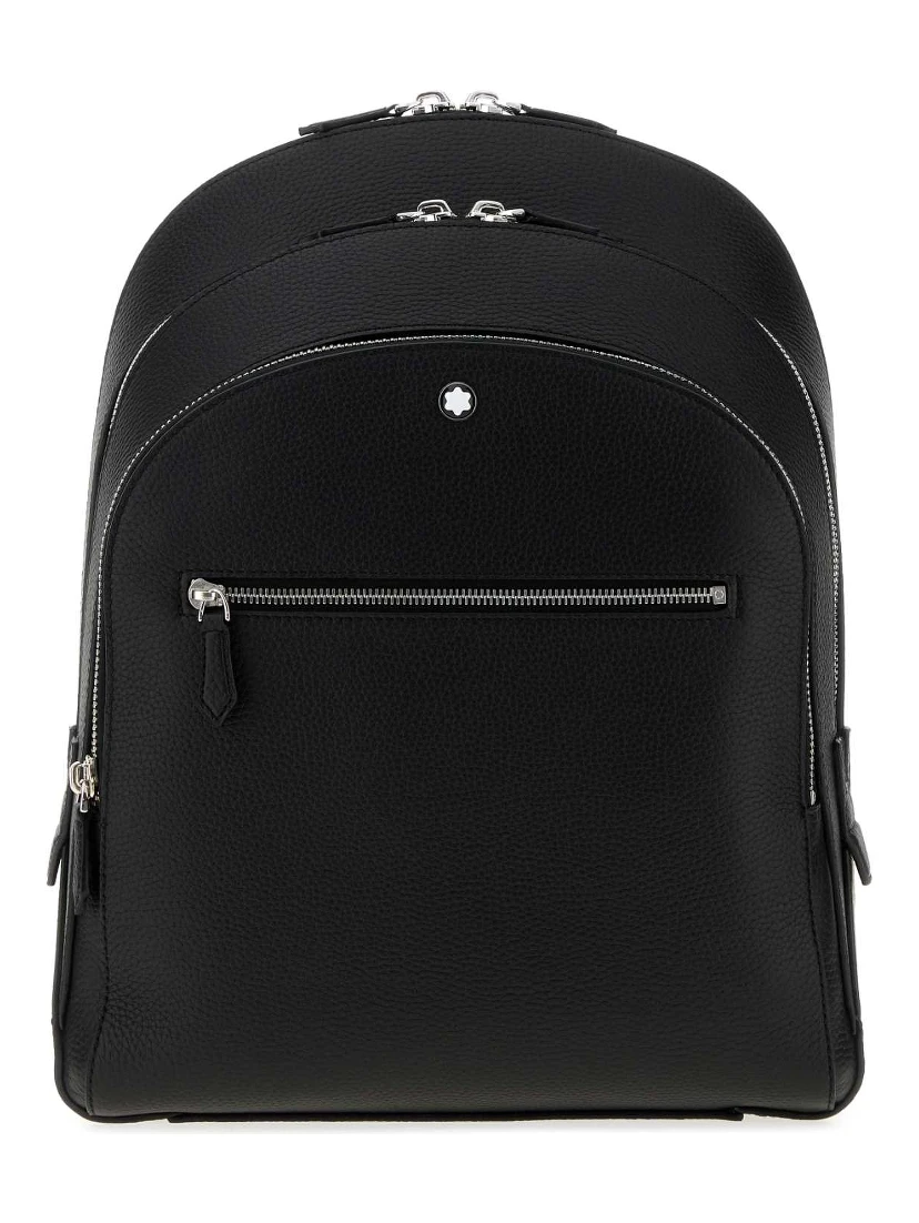 Medium Backpack with 3 Compartments in Grain Leath