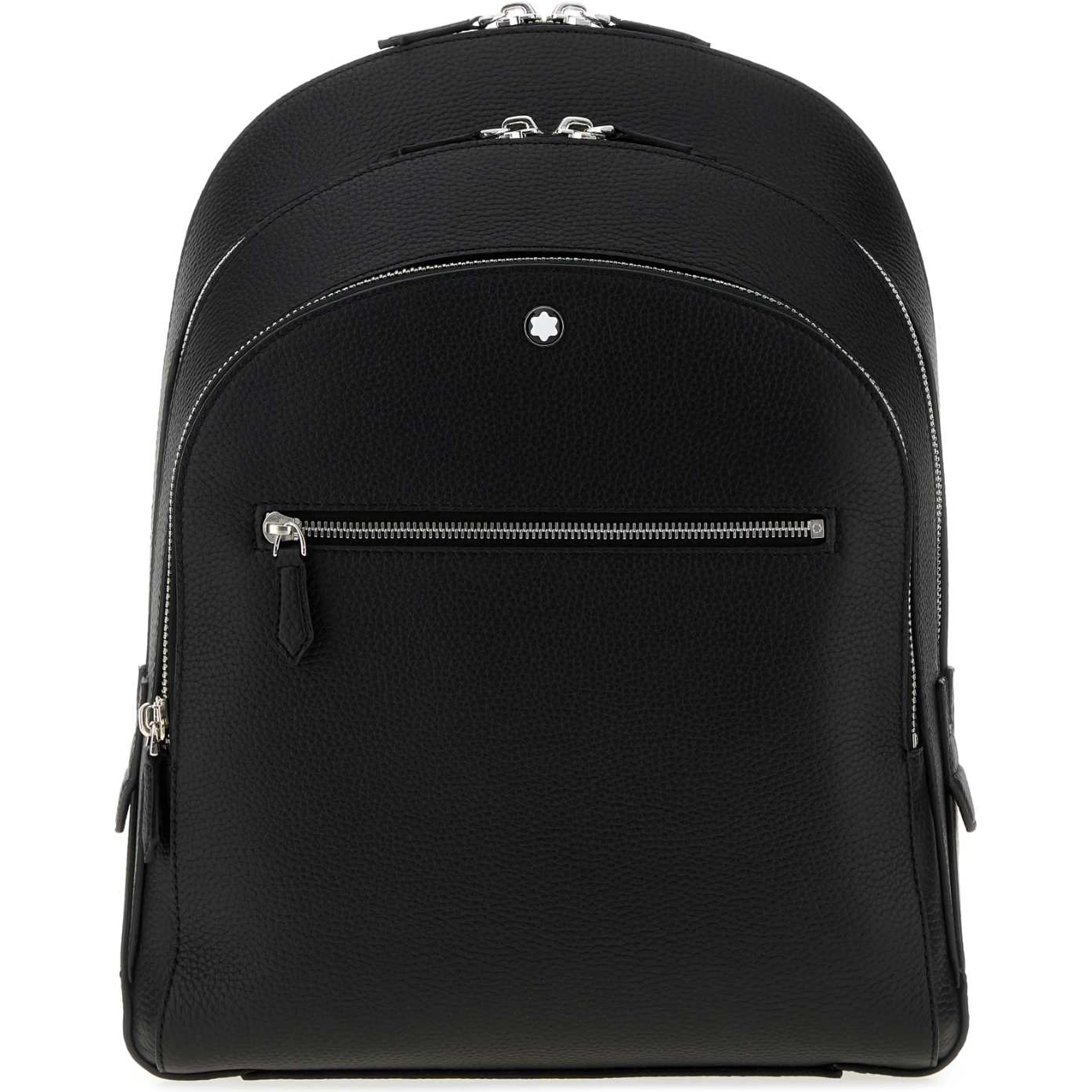Medium Backpack with 3 Compartments in Grain Leath