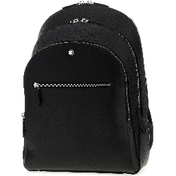 Medium Backpack with 3 Compartments in Grain Leath
