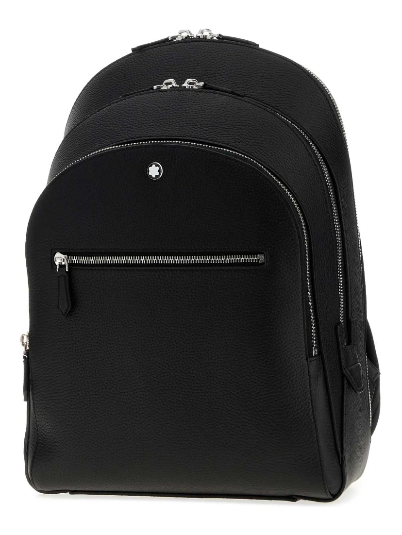 Medium Backpack with 3 Compartments in Grain Leath