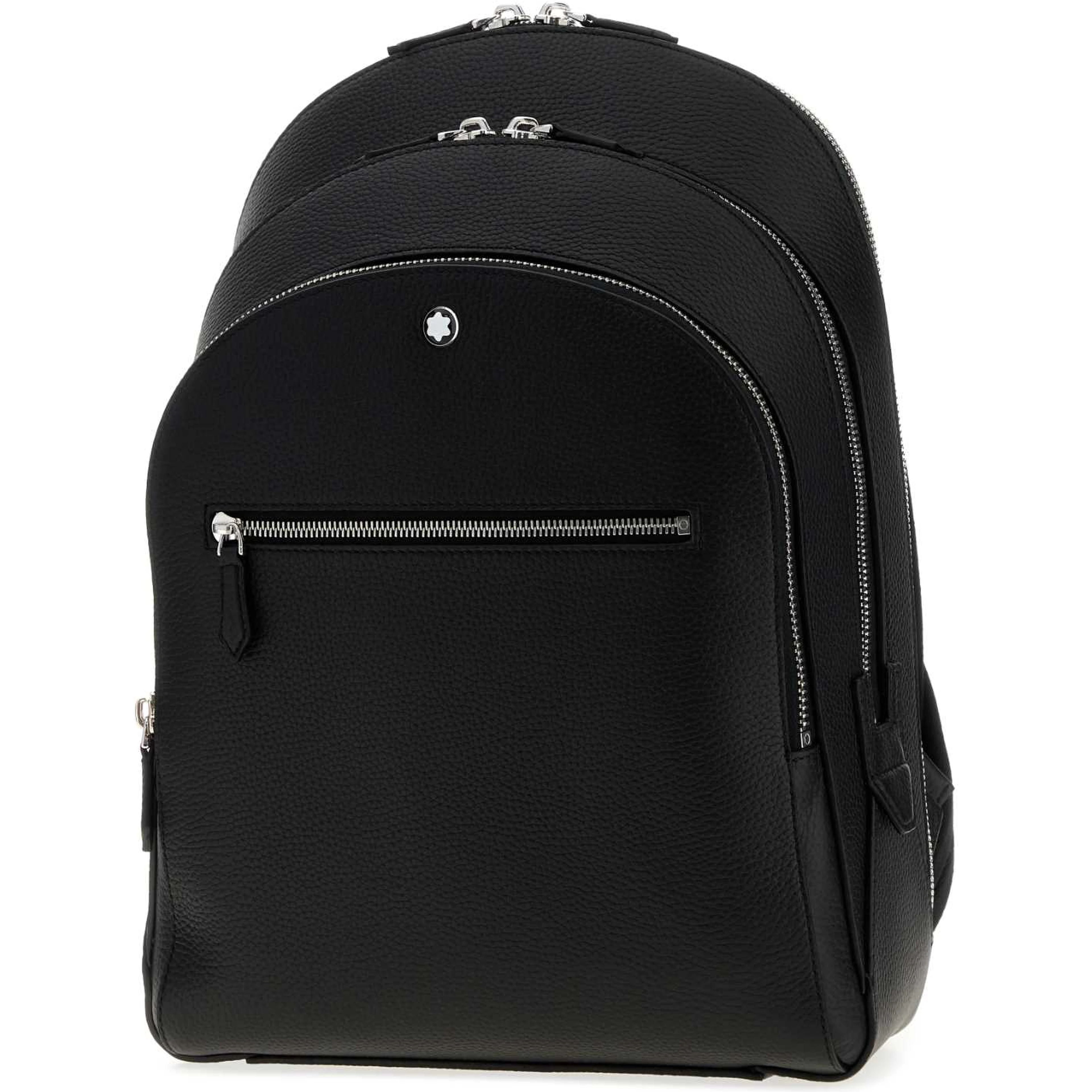 Medium Backpack with 3 Compartments in Grain Leath