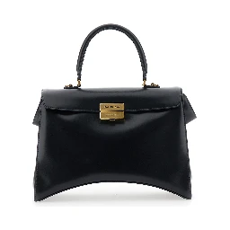 HG AVEN TOP HANDLE MEDIUM BAG IN SHINY BOX CALF LEATHER