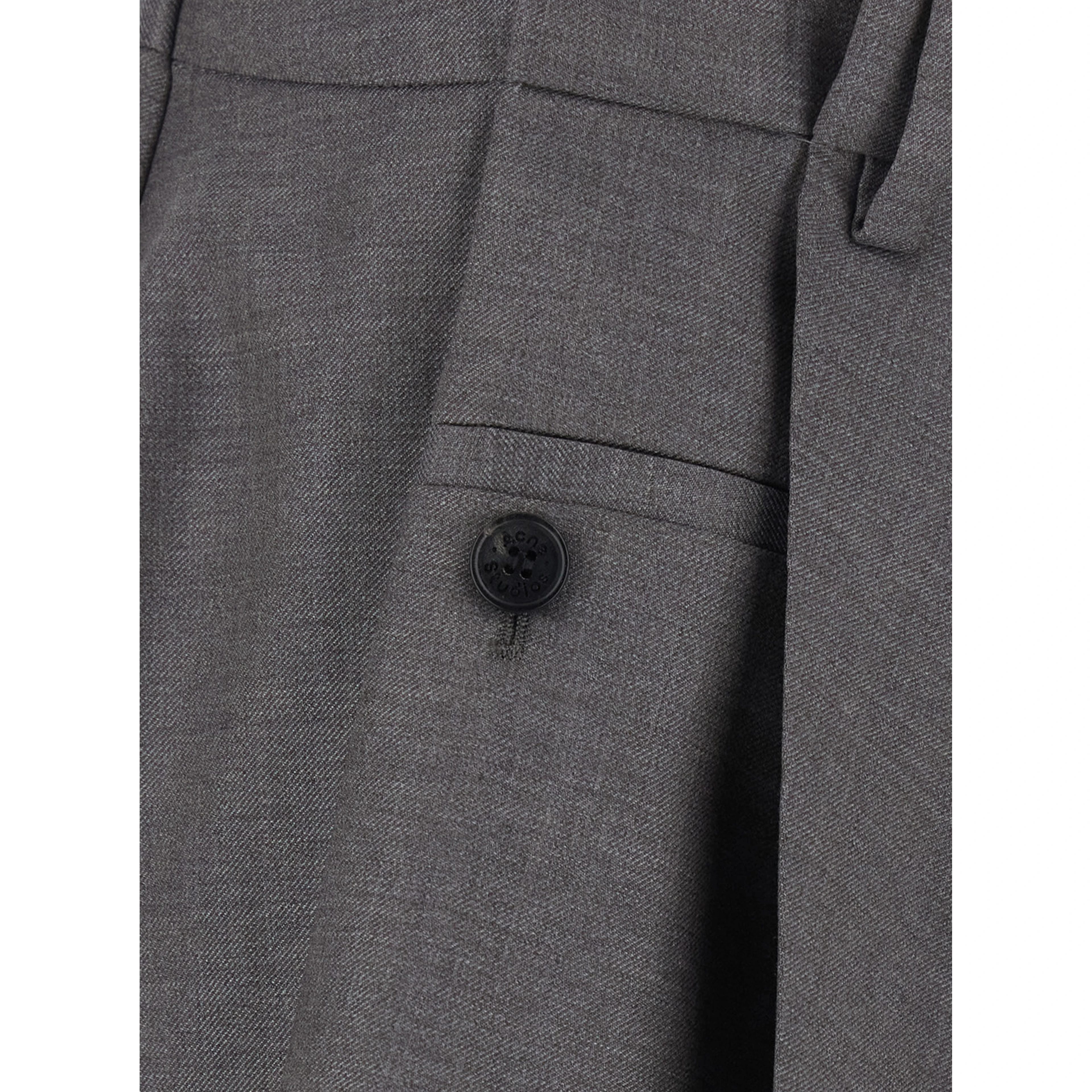 Gray Skirt with Tech Fabric Details