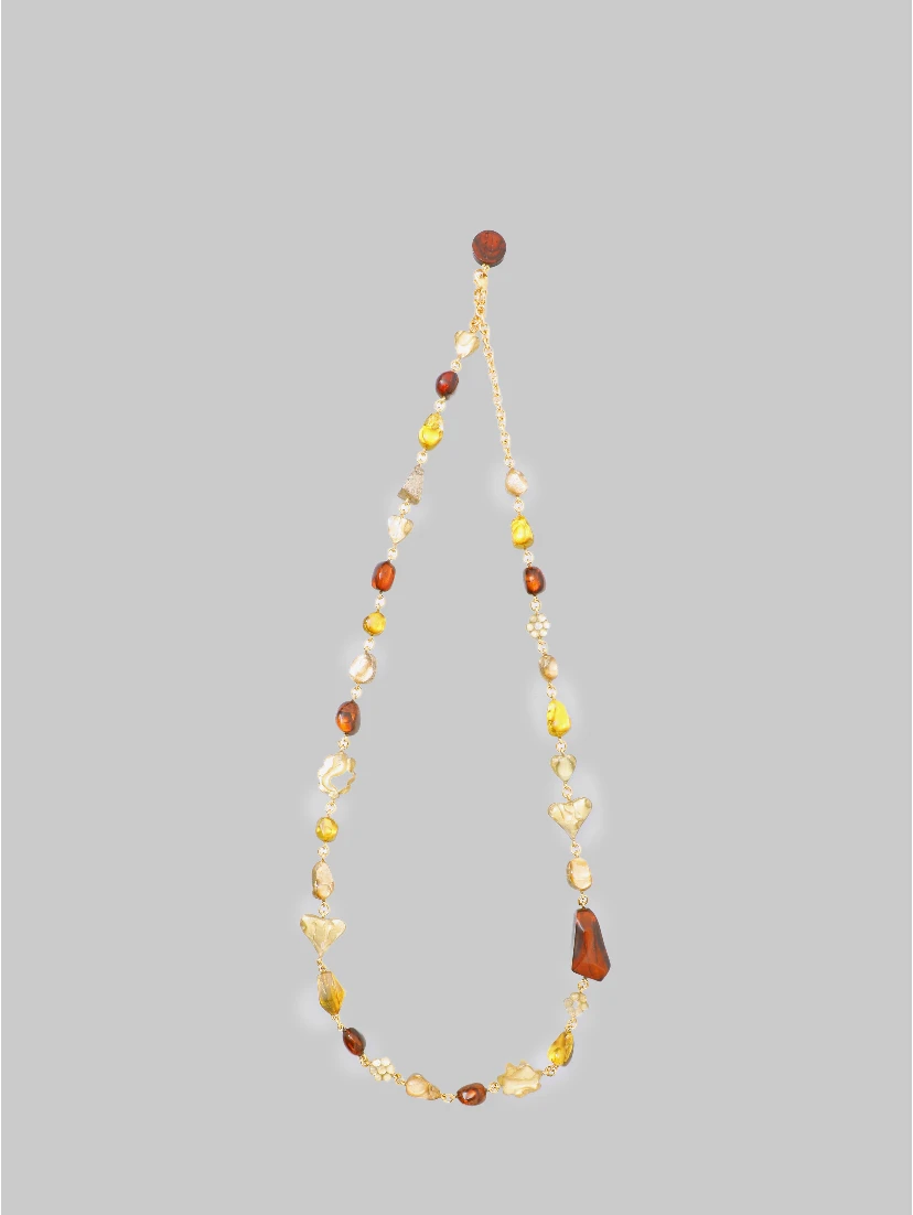 Sofiane multibrown necklace