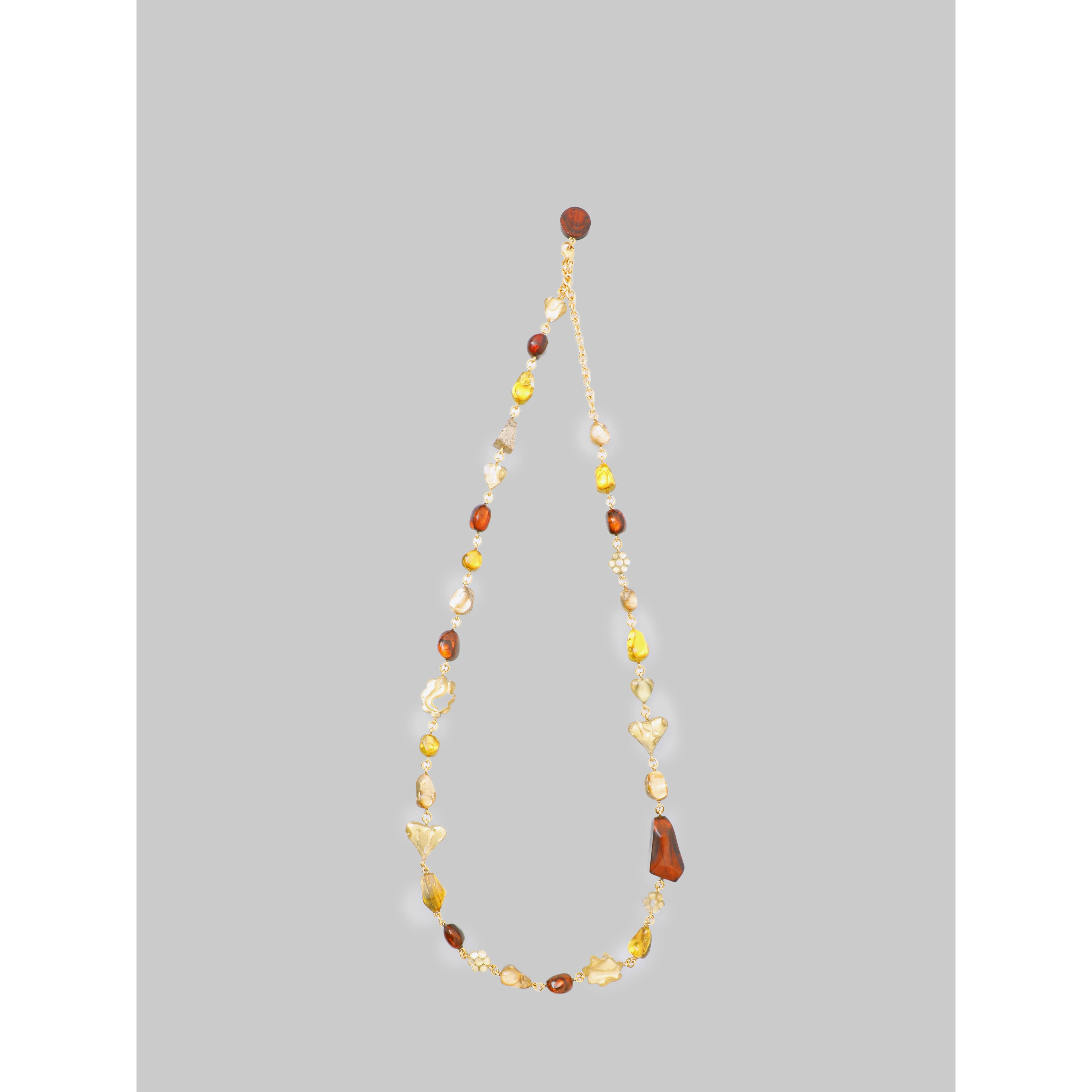 Sofiane multibrown necklace