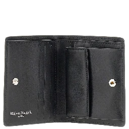 'Four Stitches' leather bi-fold wallet