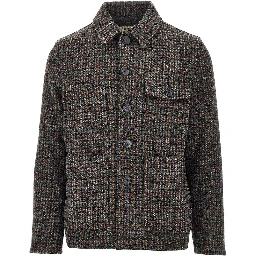'Forage' Harris Tweed shirt jacket