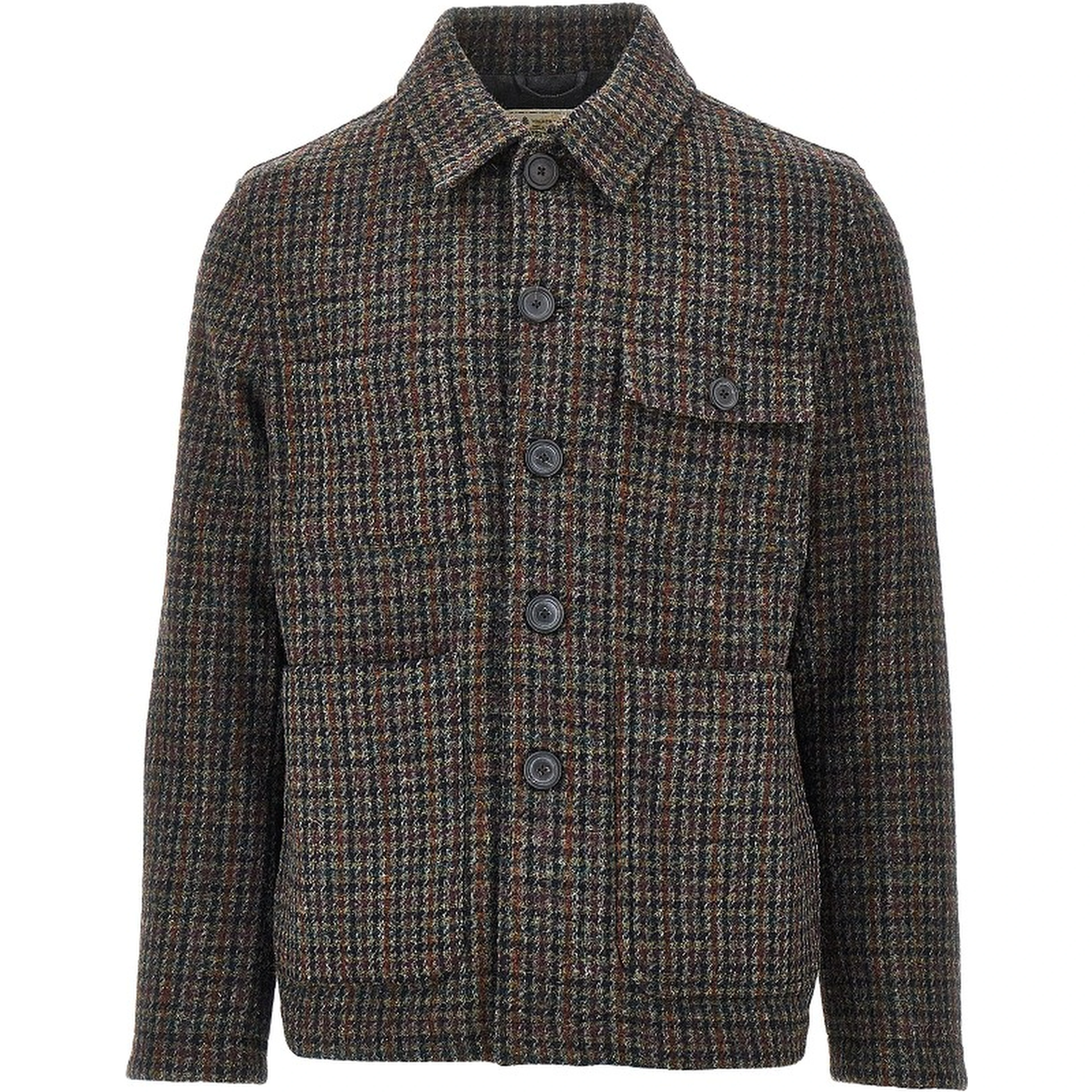 'Forage' Harris Tweed shirt jacket