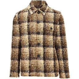 'Forage' Harris Tweed shirt jacket