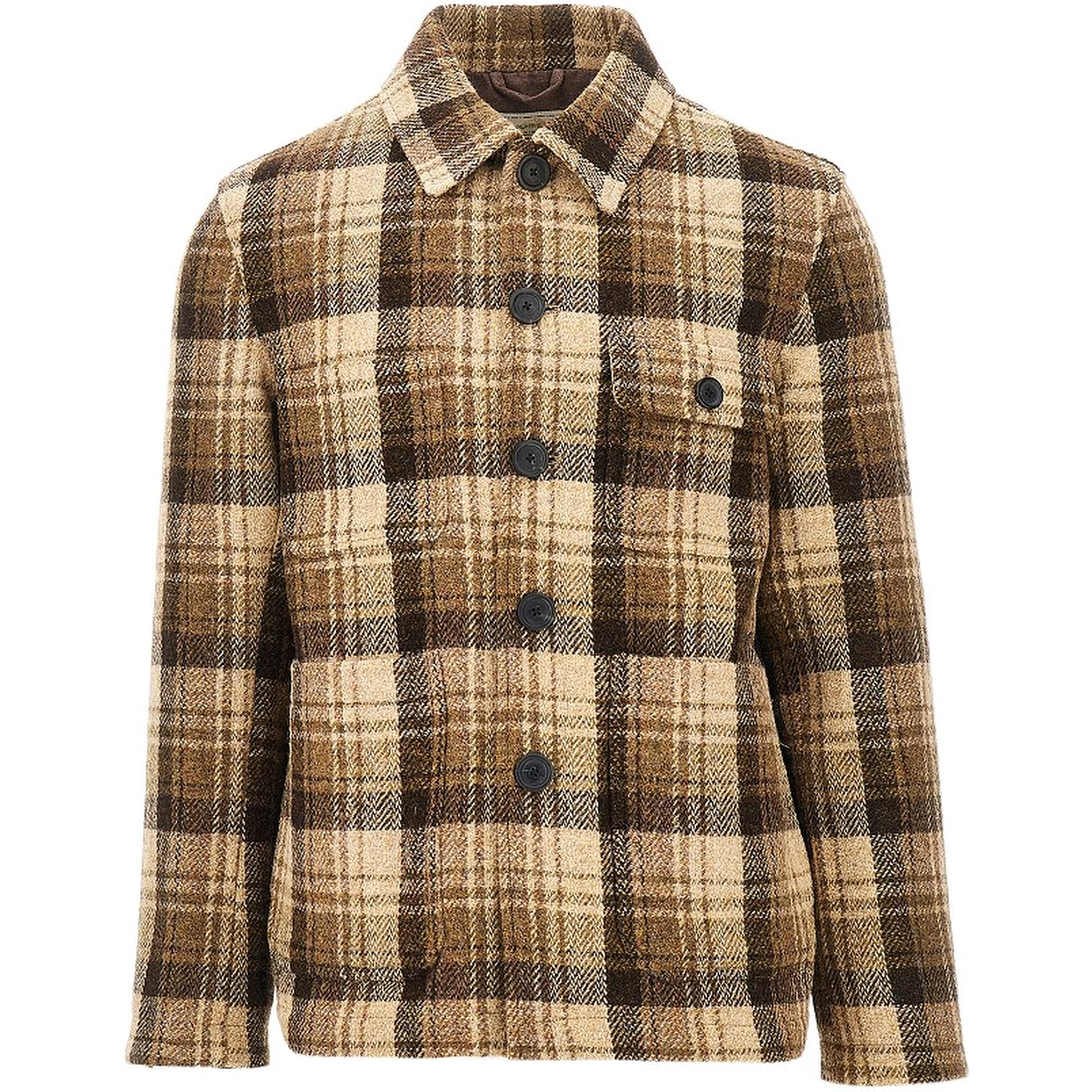 'Forage' Harris Tweed shirt jacket