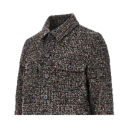 'Forage' Harris Tweed shirt jacket