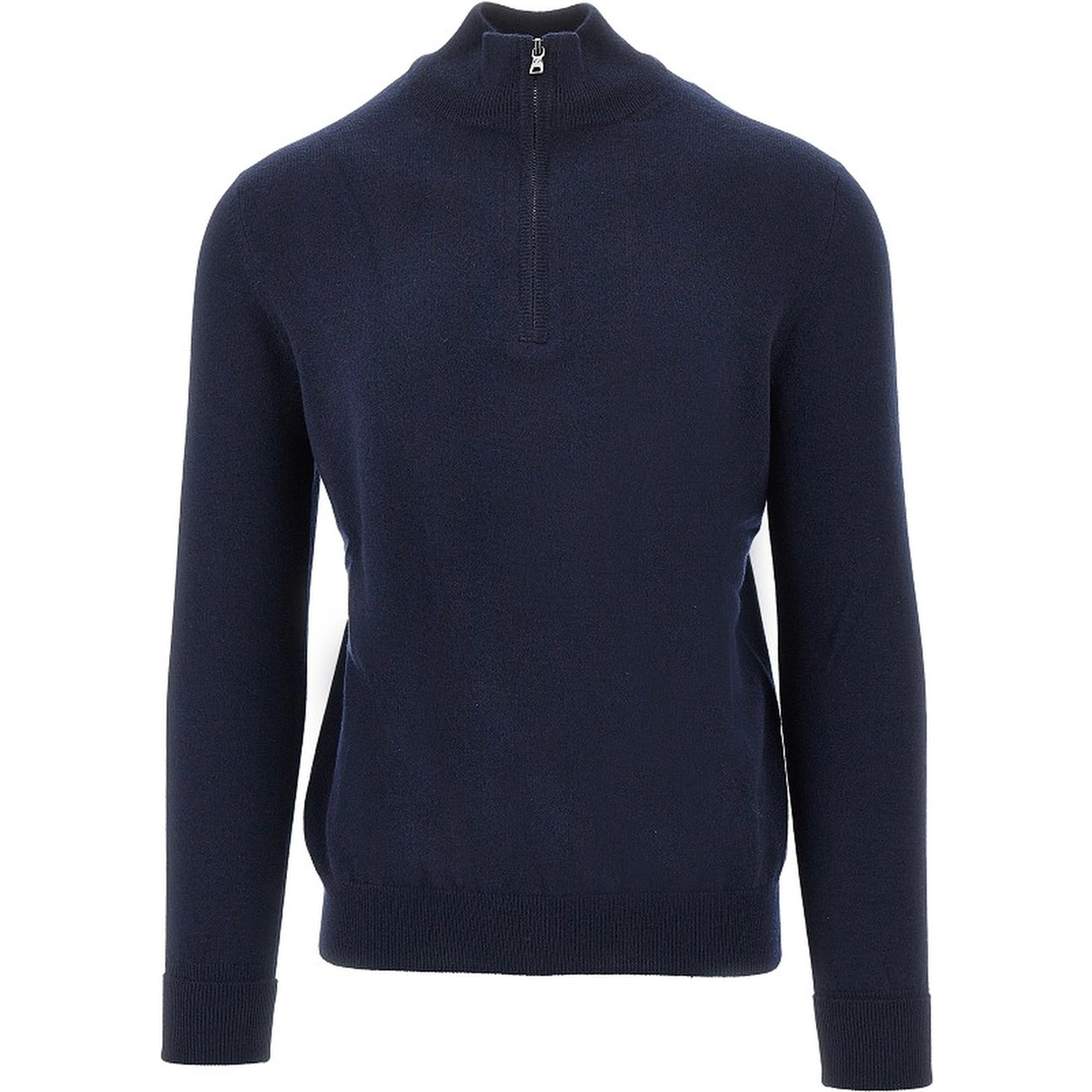 Half-zip cashmere sweater