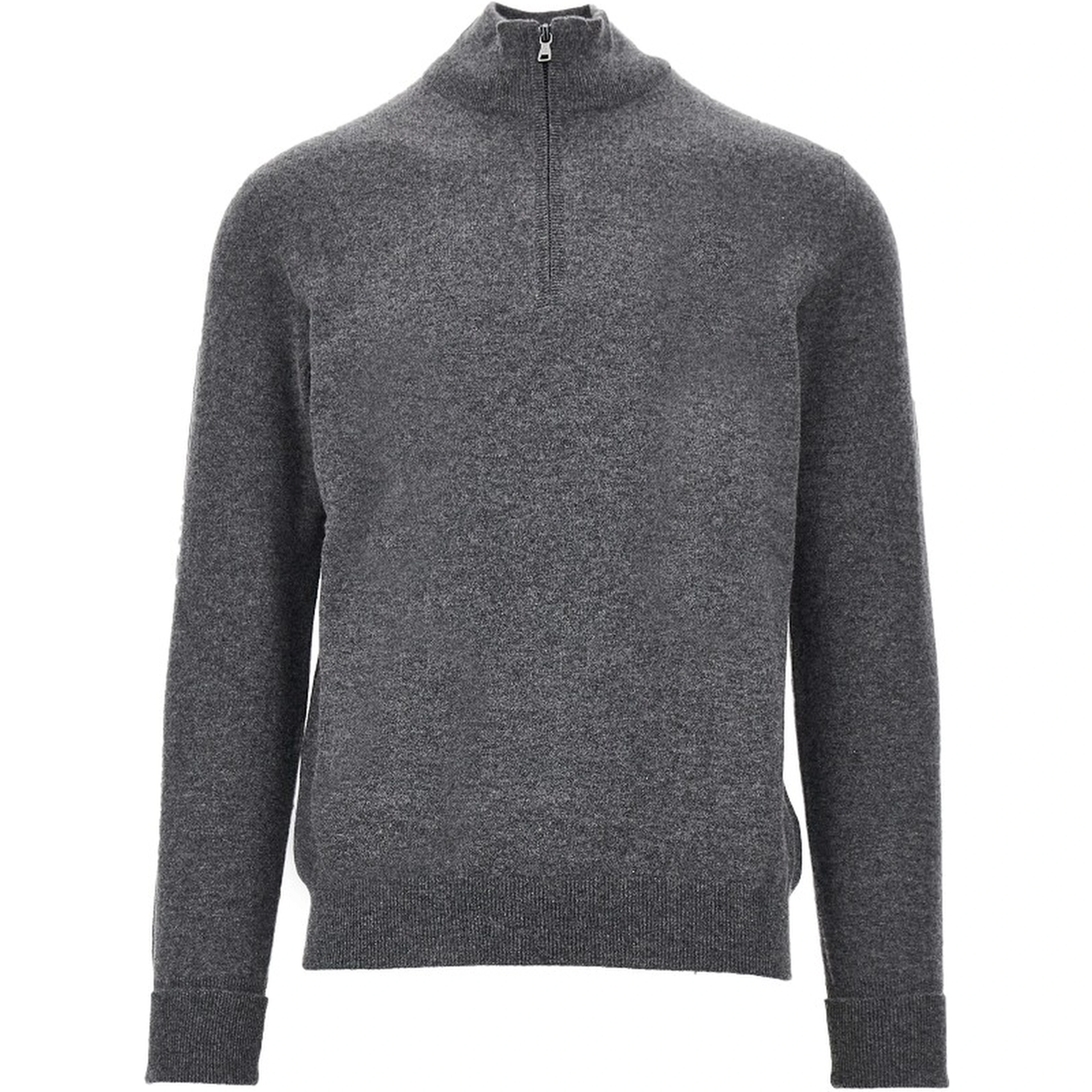 Half-zip cashmere sweater