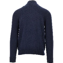 Half-zip cashmere sweater