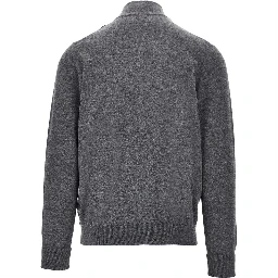 Half-zip cashmere sweater