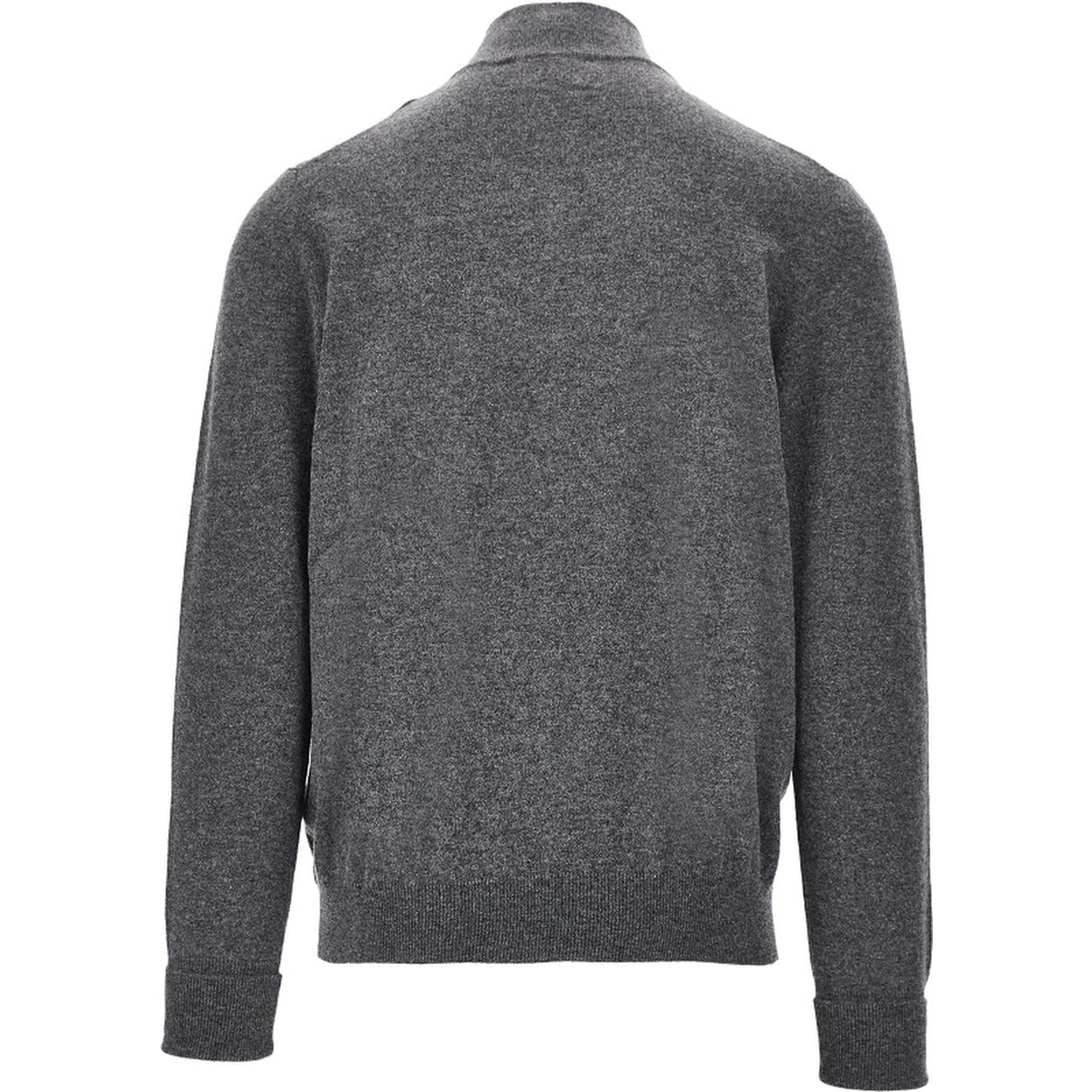 Half-zip cashmere sweater