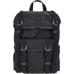 Four Stitches detail nylon backpack