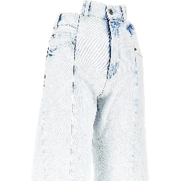 Cut-out waist Wide Fit jeans