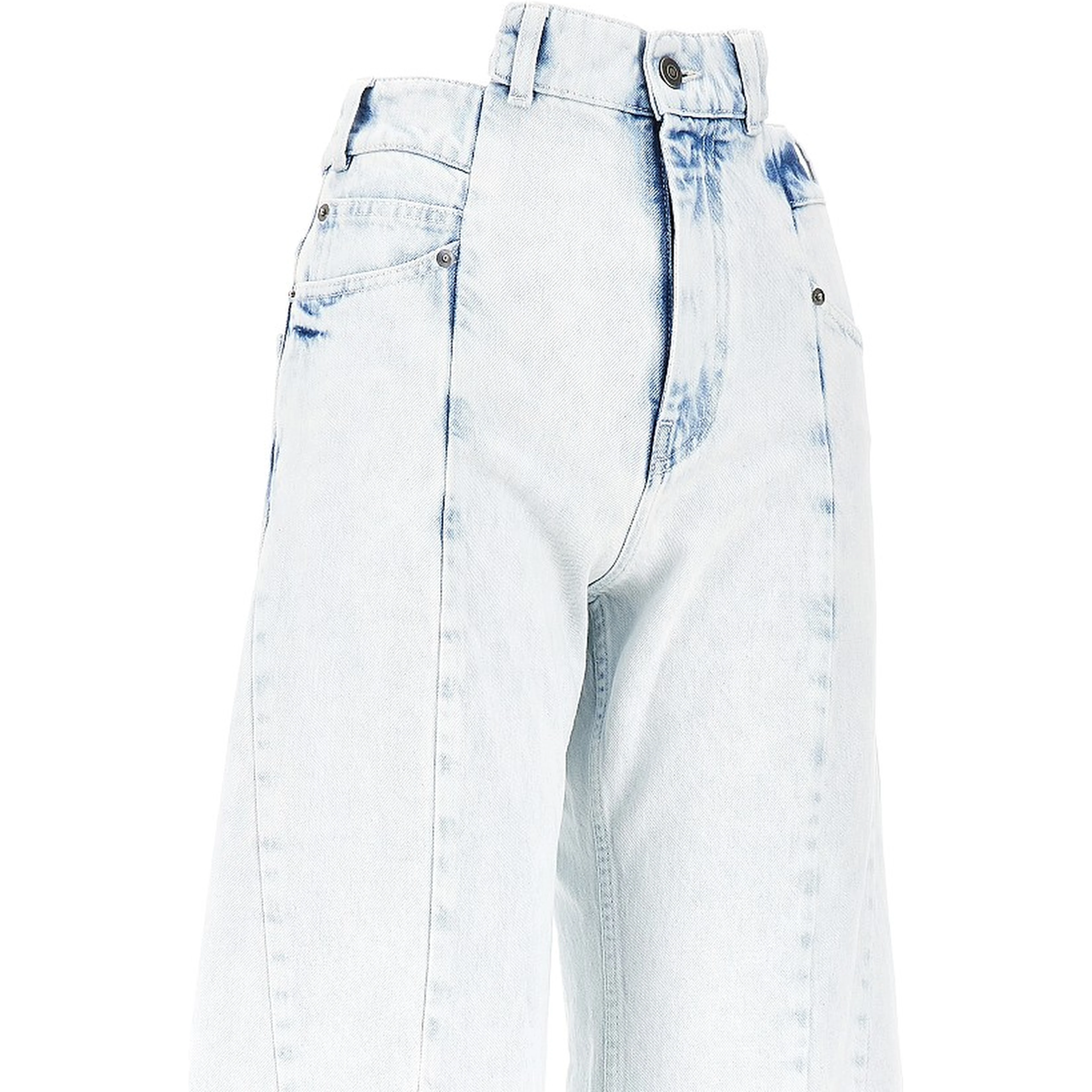 Cut-out waist Wide Fit jeans