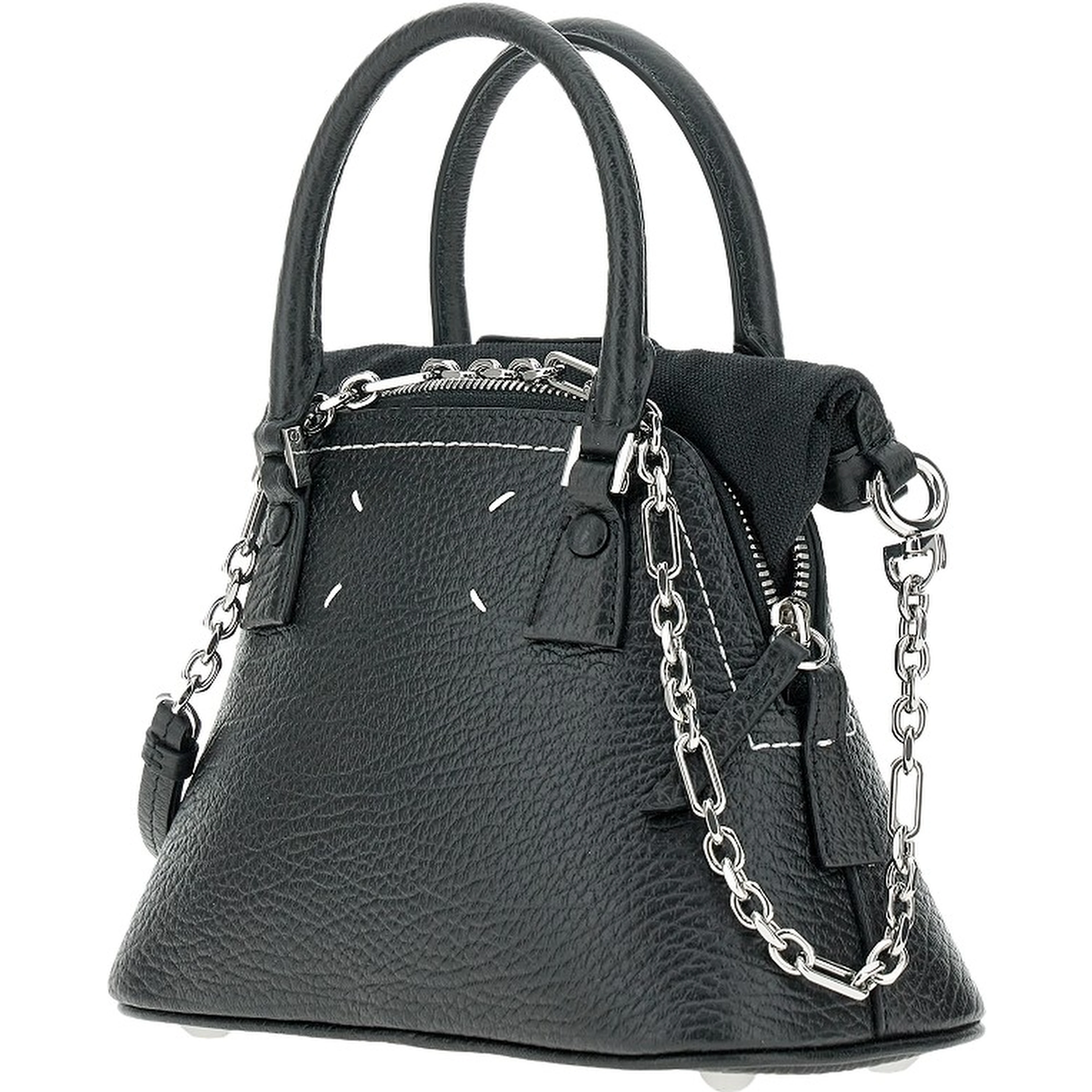 Grained leather micro 5AC bag