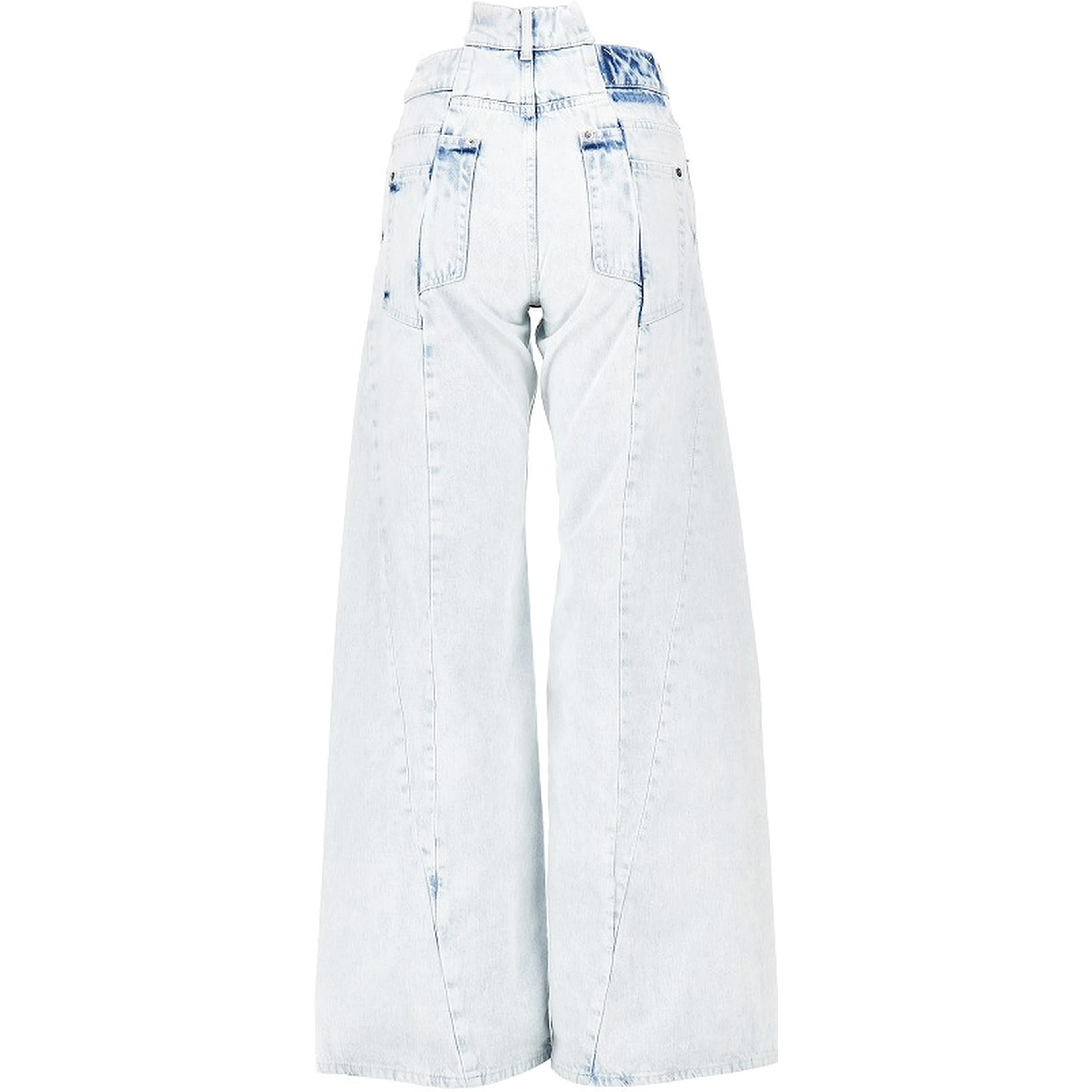 Cut-out waist Wide Fit jeans