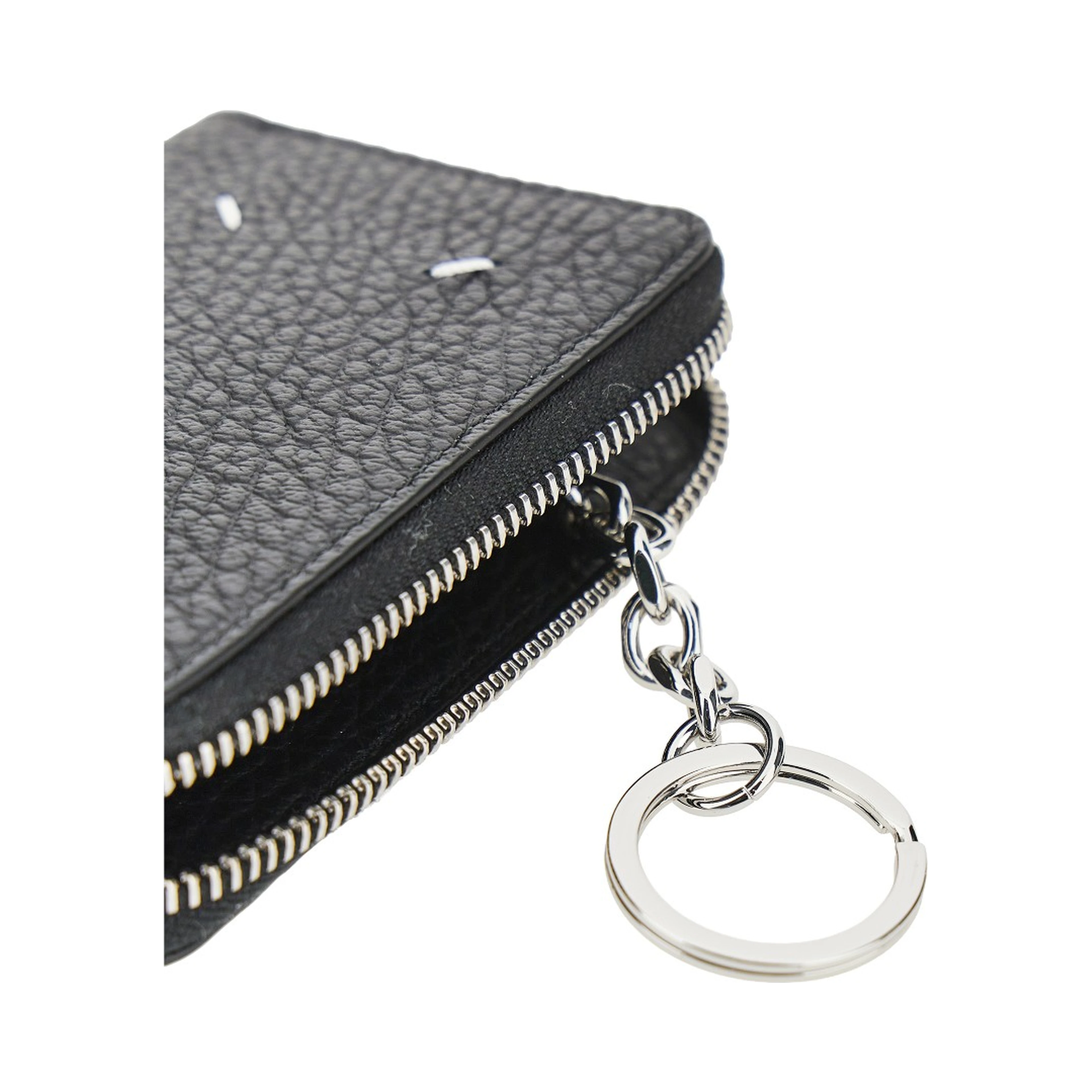 'Four Stitches' leather cardholder pouch