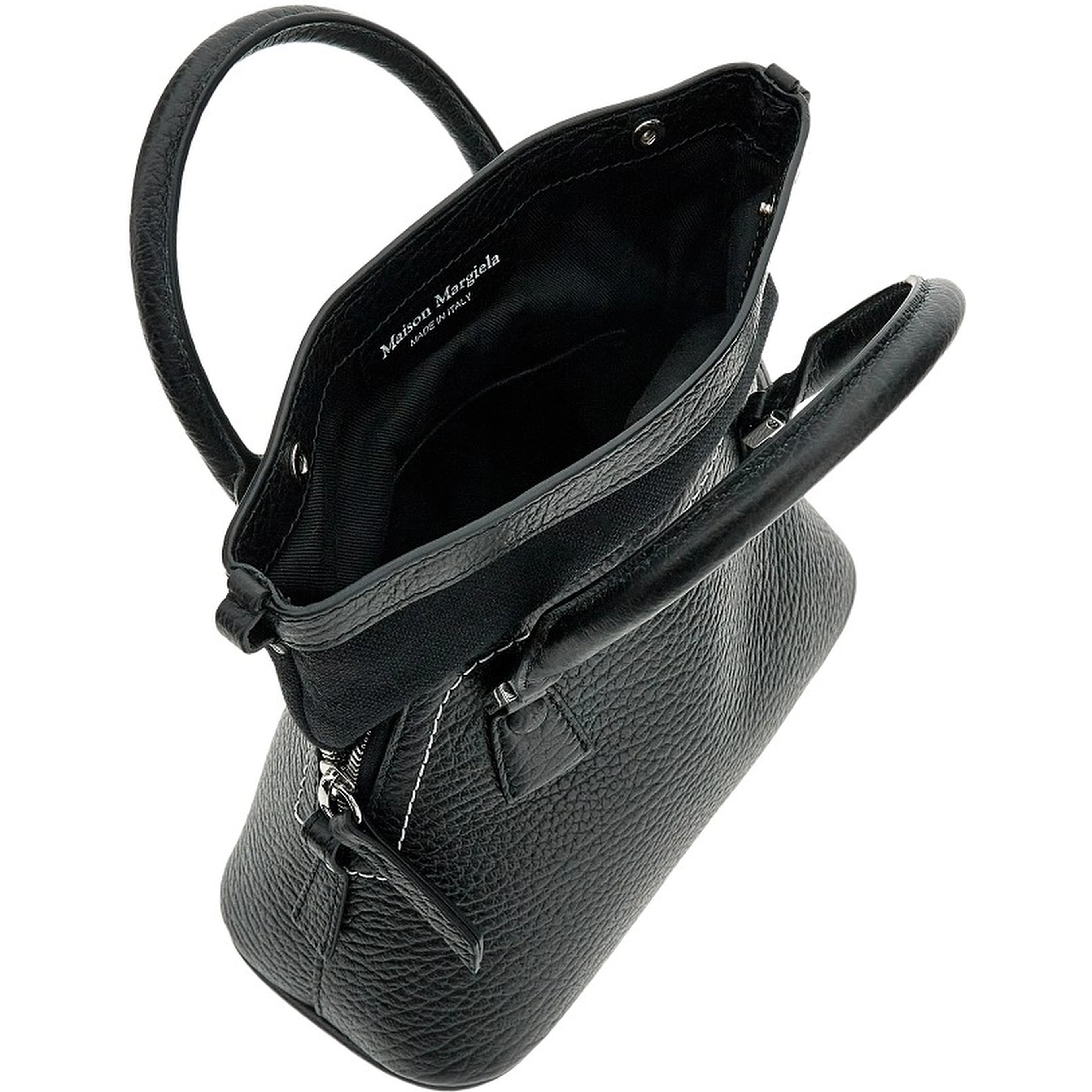 Grained leather micro 5AC bag