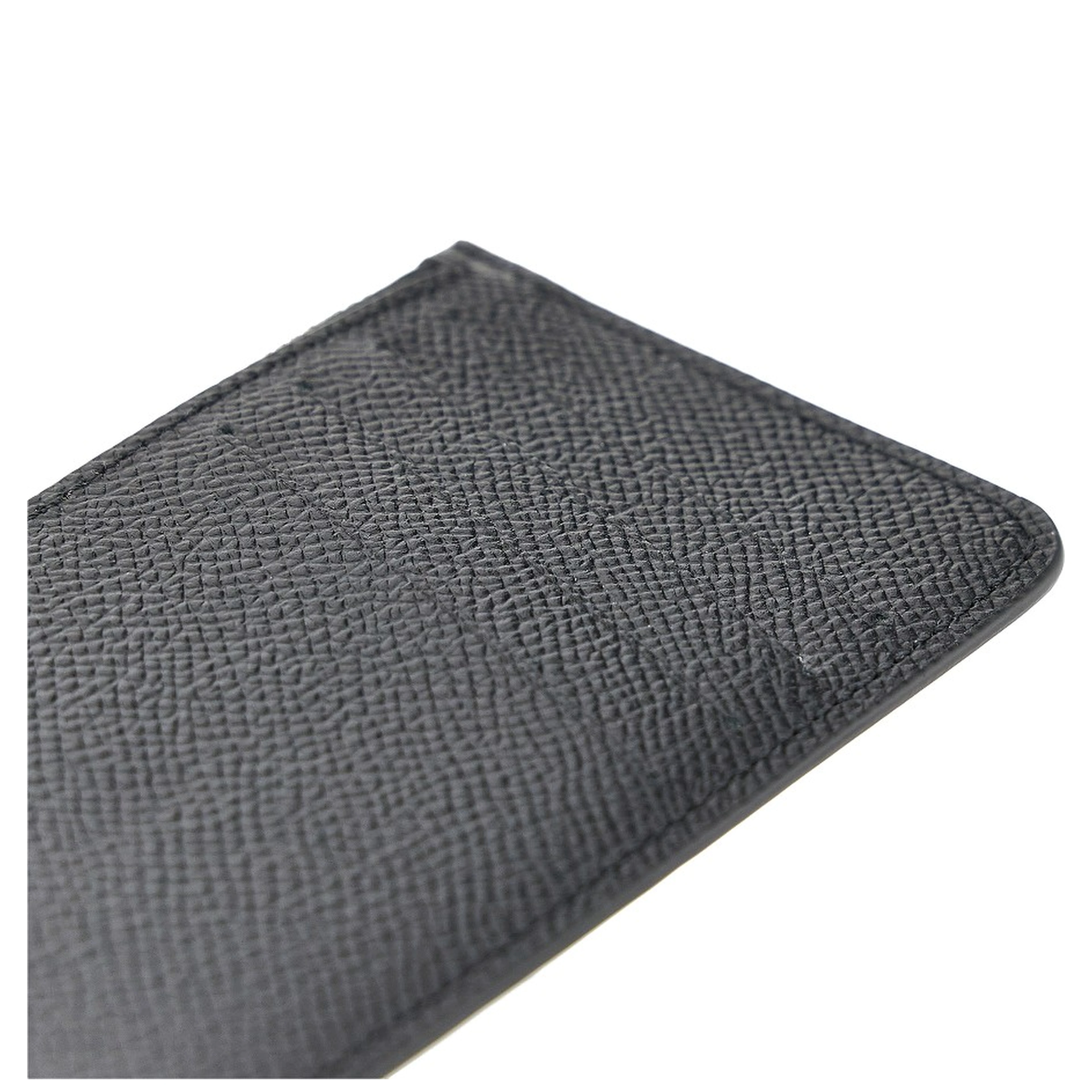 'Four Stitches' leather coin-holder pouch