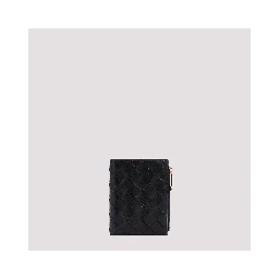 Bottega Veneta Small Intrecciato Bi-Fold Zip Wallet