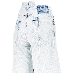 Cut-out waist Wide Fit jeans