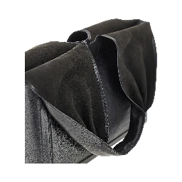 Leather medium 'Box' bag