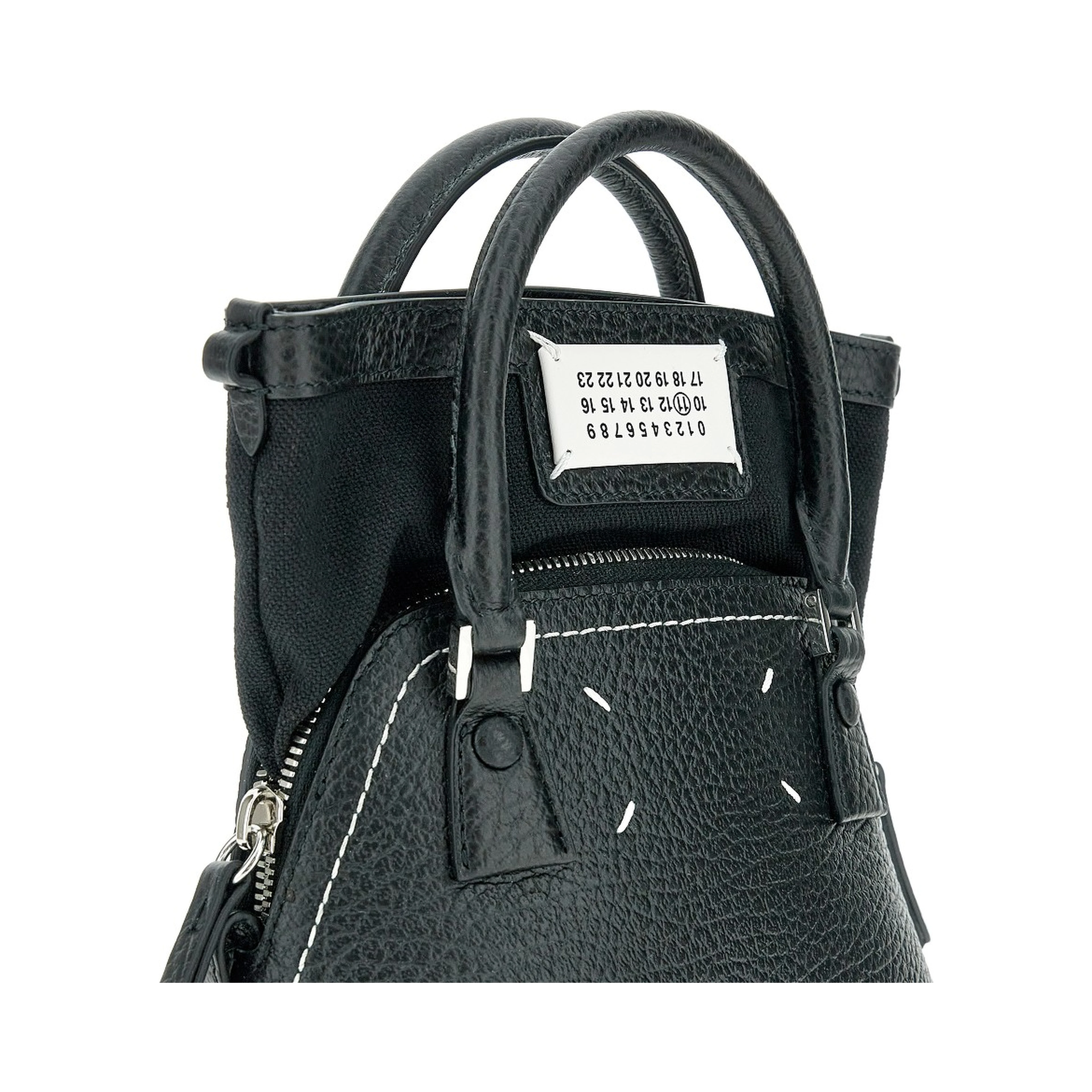 Grained leather micro 5AC bag