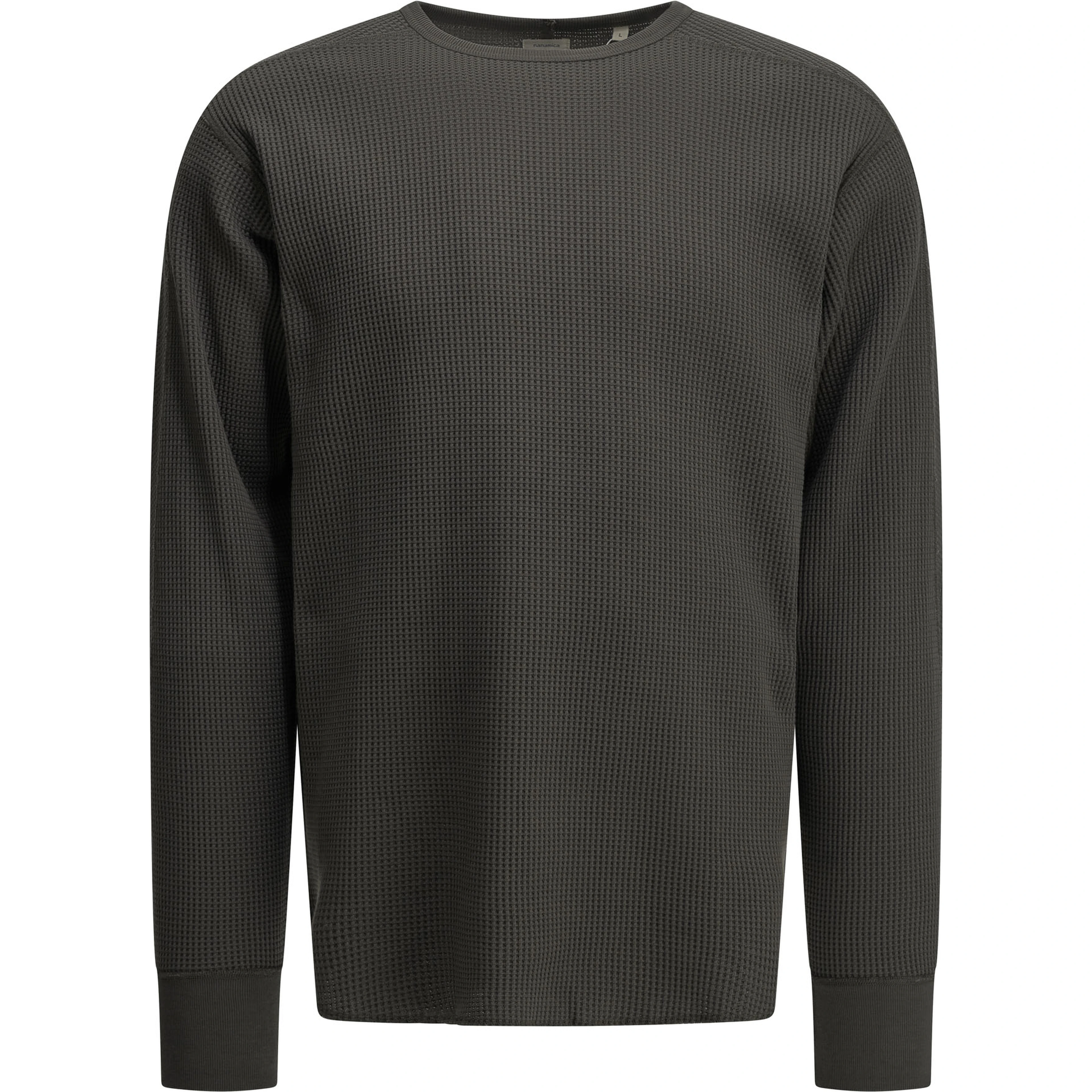 "Thermal" Crew-Neck Sweatshirt