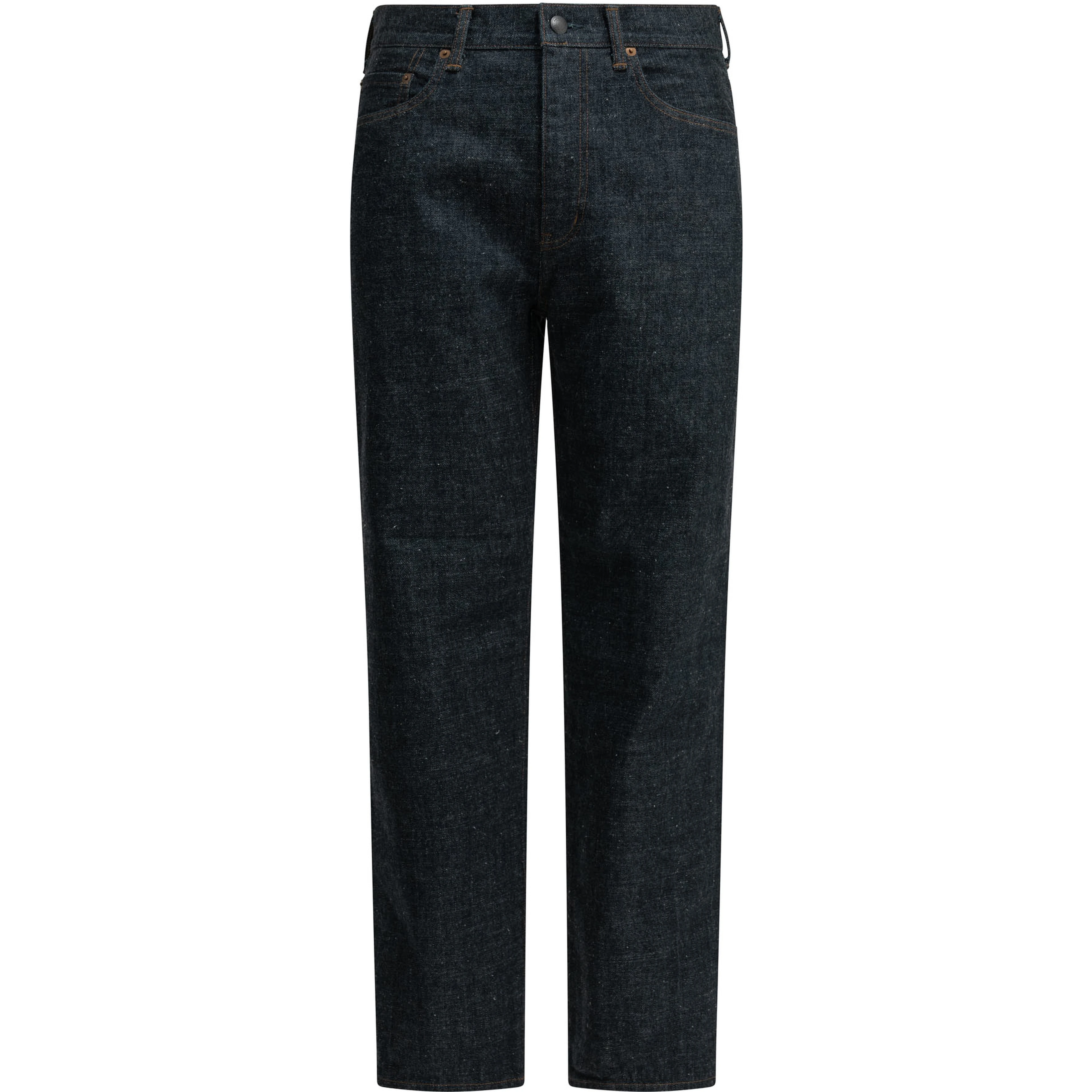 "Selvage Denim" Straight-Leg Jeans