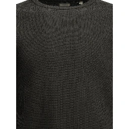 "Thermal" Crew-Neck Sweatshirt