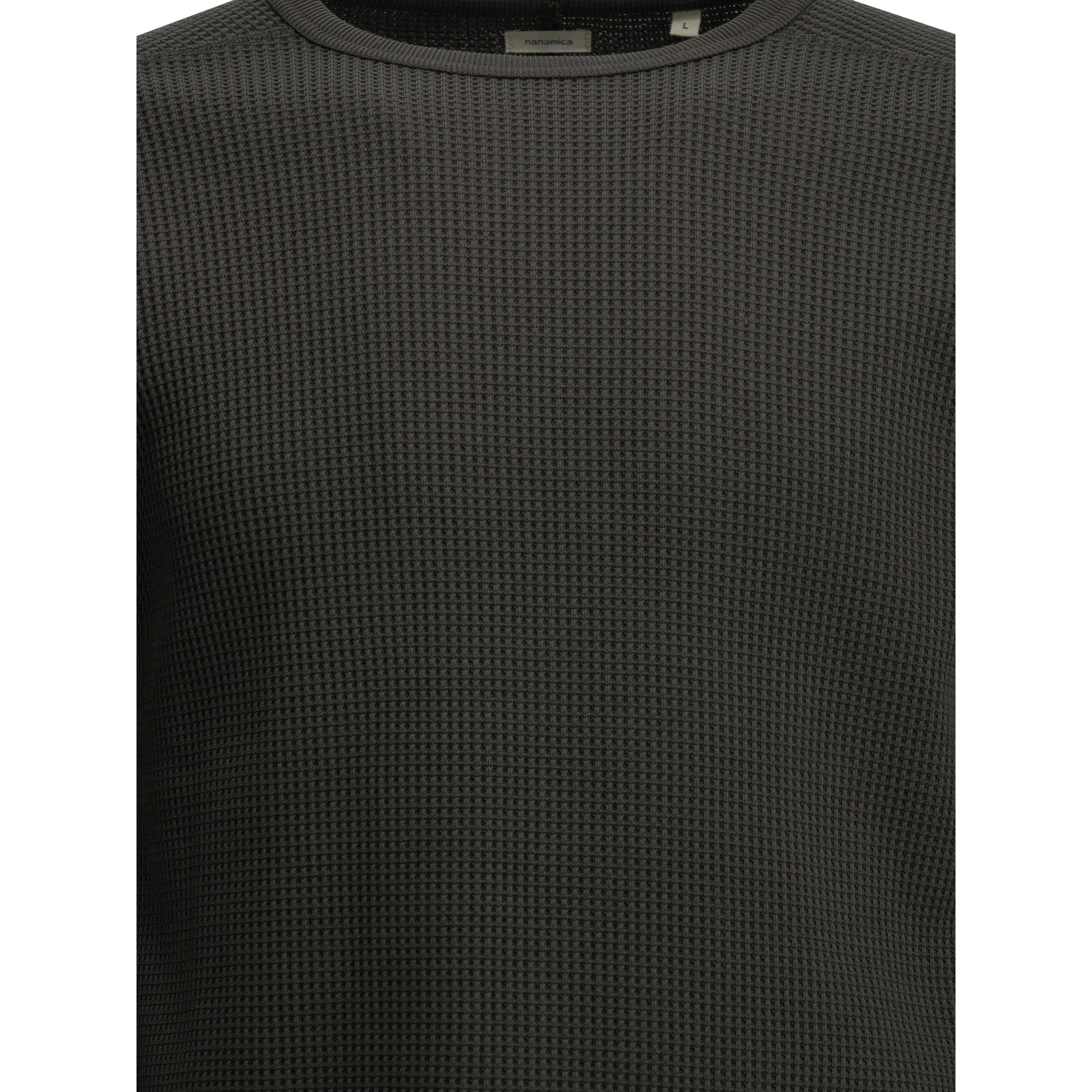 "Thermal" Crew-Neck Sweatshirt