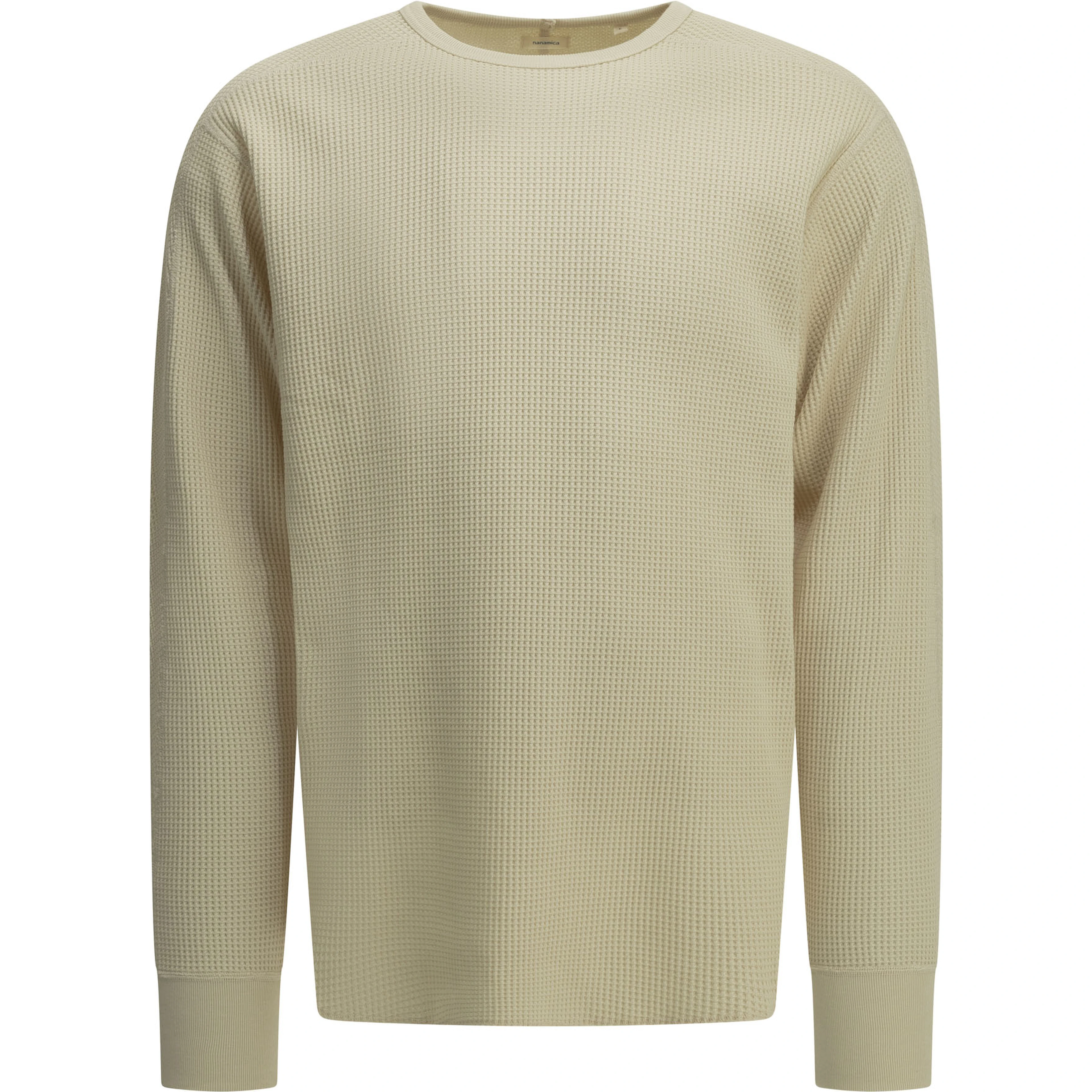 "Thermal" Crew-Neck Sweatshirt