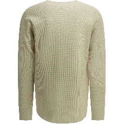 "Thermal" Crew-Neck Sweatshirt