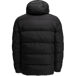 Short nylon down jacket