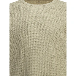 "Thermal" Crew-Neck Sweatshirt