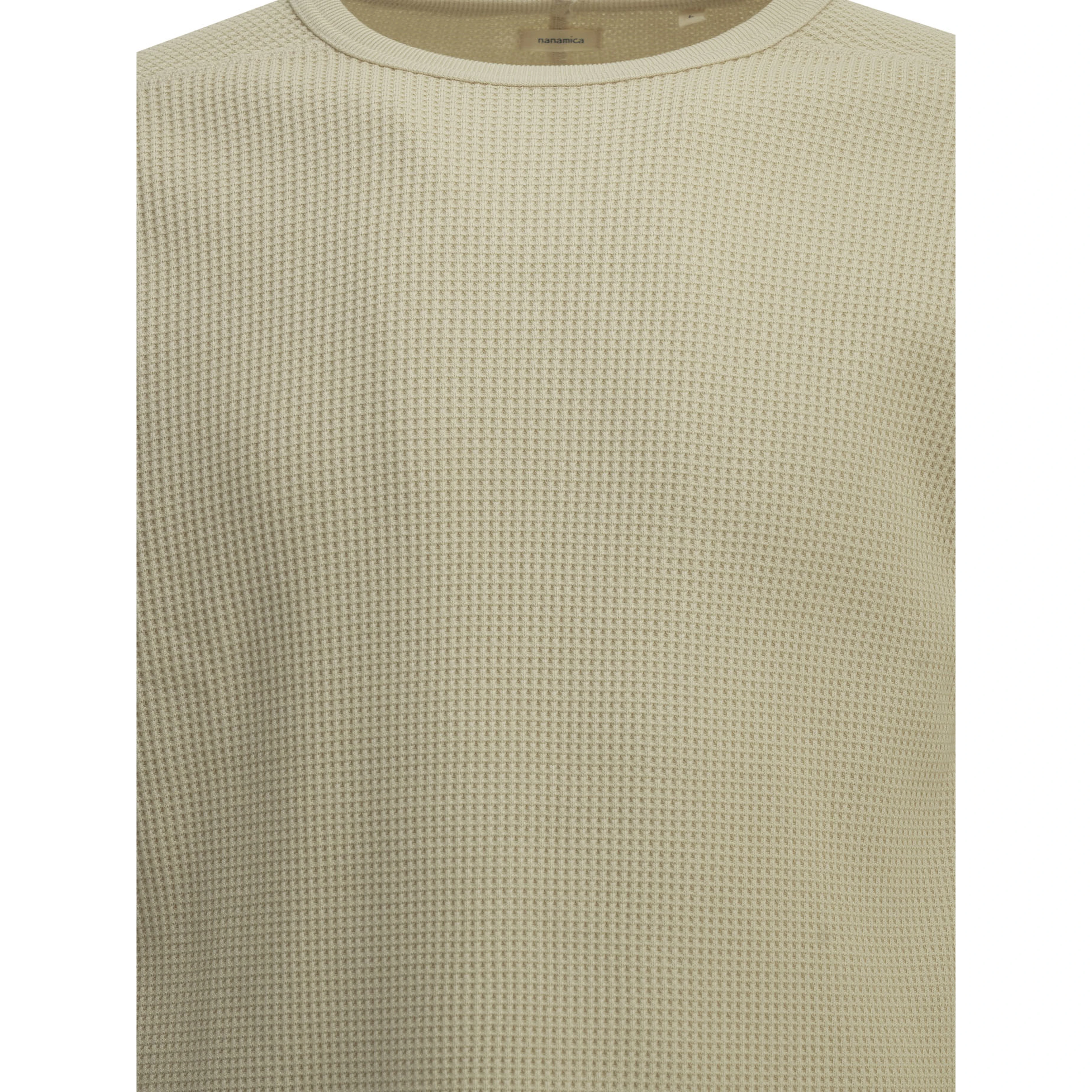 "Thermal" Crew-Neck Sweatshirt