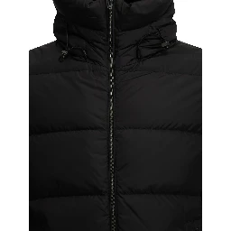 Short nylon down jacket