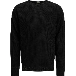 "Thermal" Crew-Neck Sweatshirt