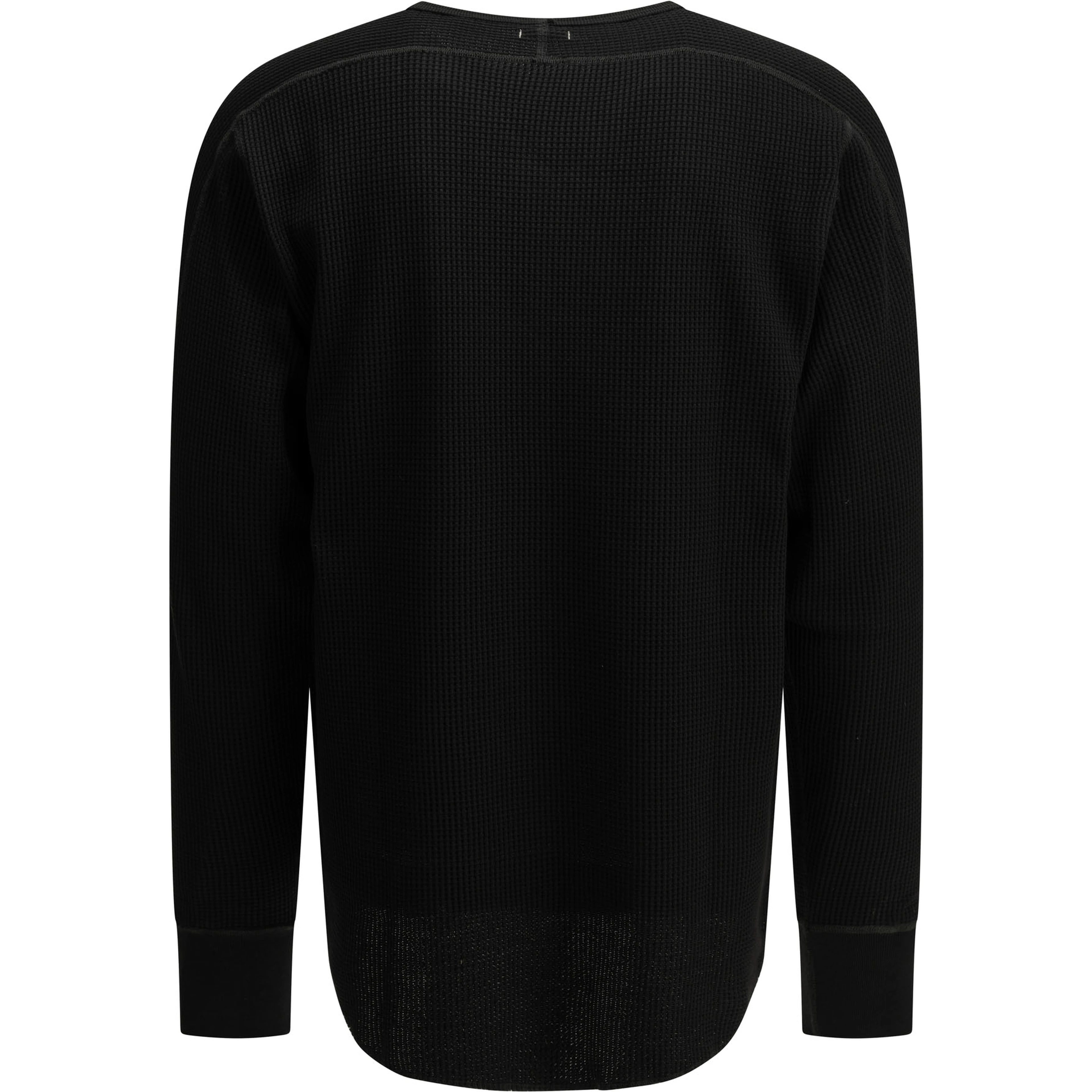 "Thermal" Crew-Neck Sweatshirt