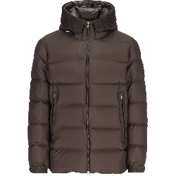 Moncler Coats Brown