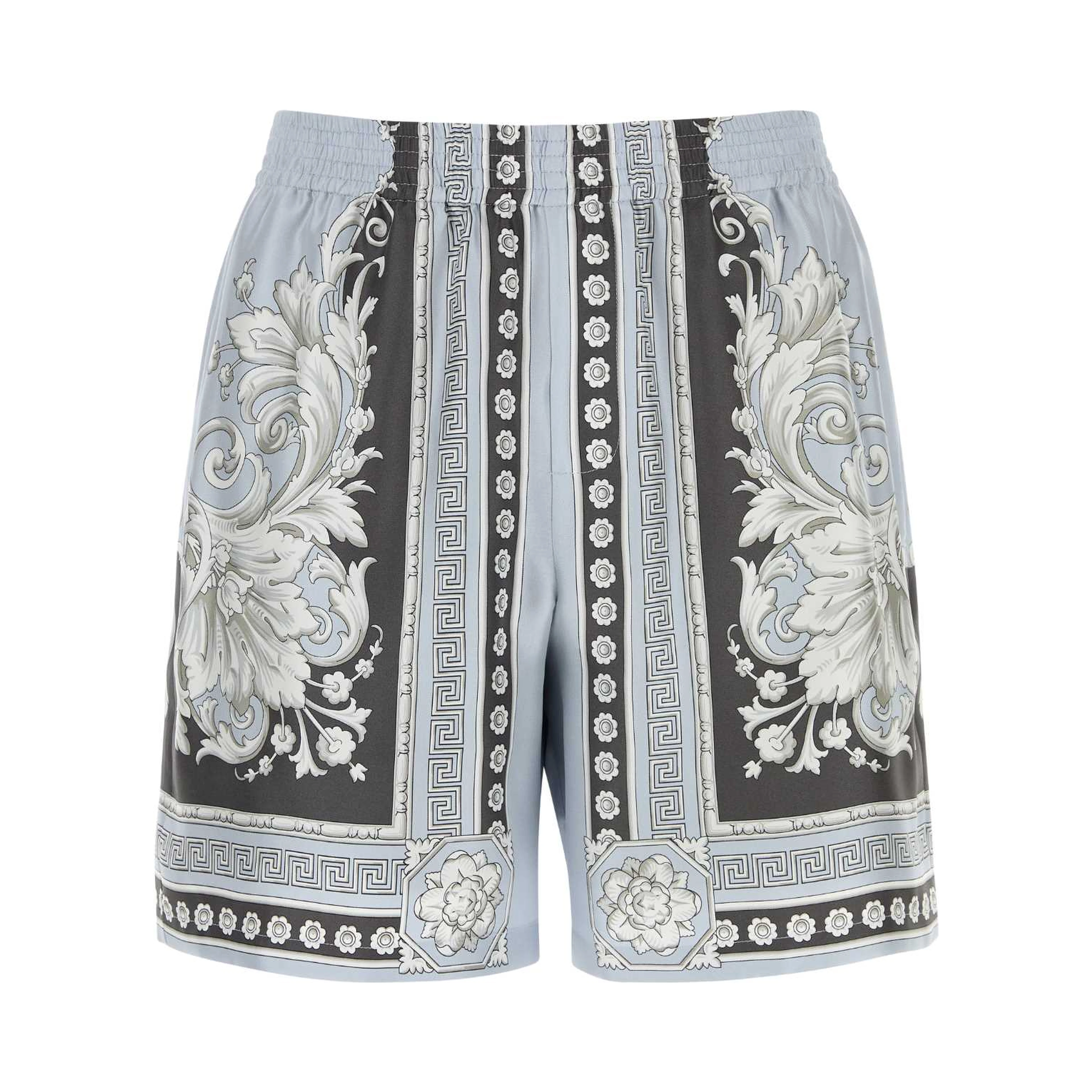 SHORTSSILKTWILLPRINTNEOCLASSICALBAROCCOFOULARD