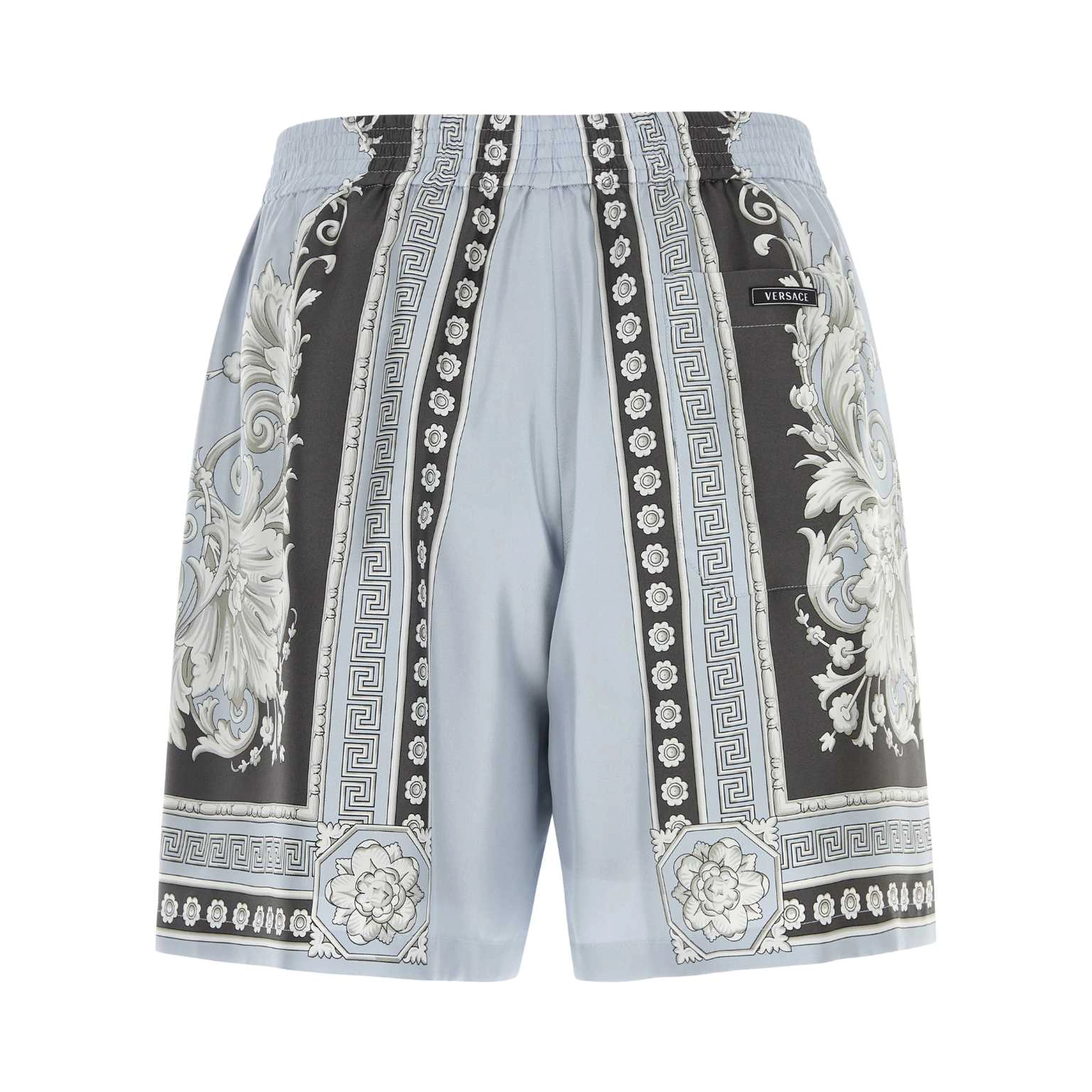 SHORTSSILKTWILLPRINTNEOCLASSICALBAROCCOFOULARD